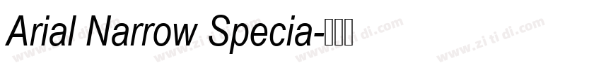 Arial Narrow Specia字体转换